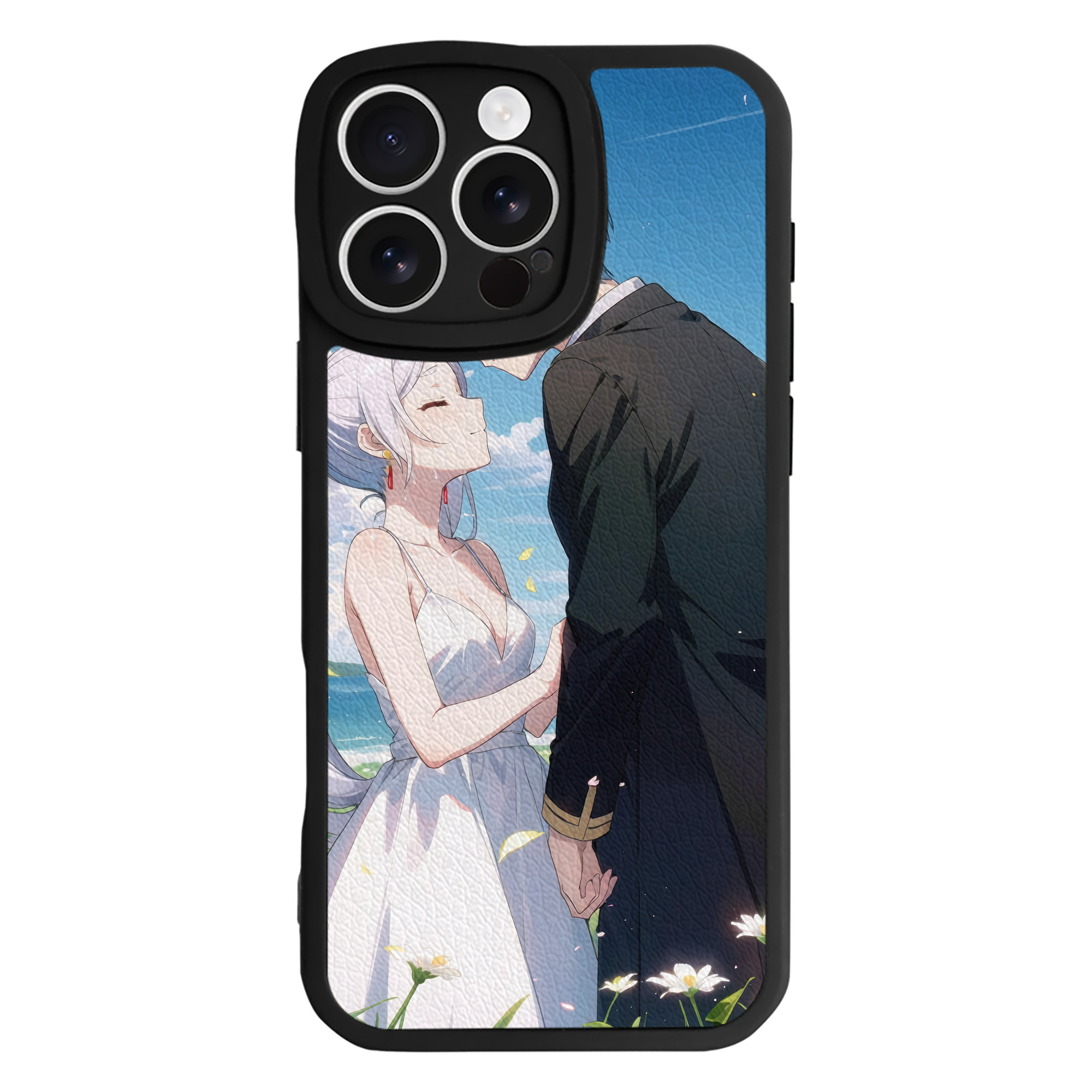 （画像用） 葬送のフリーレン Frieren 【iPhone 16シリーズ対応】シリコンスマホケース（レザー調） 材質：シリコン